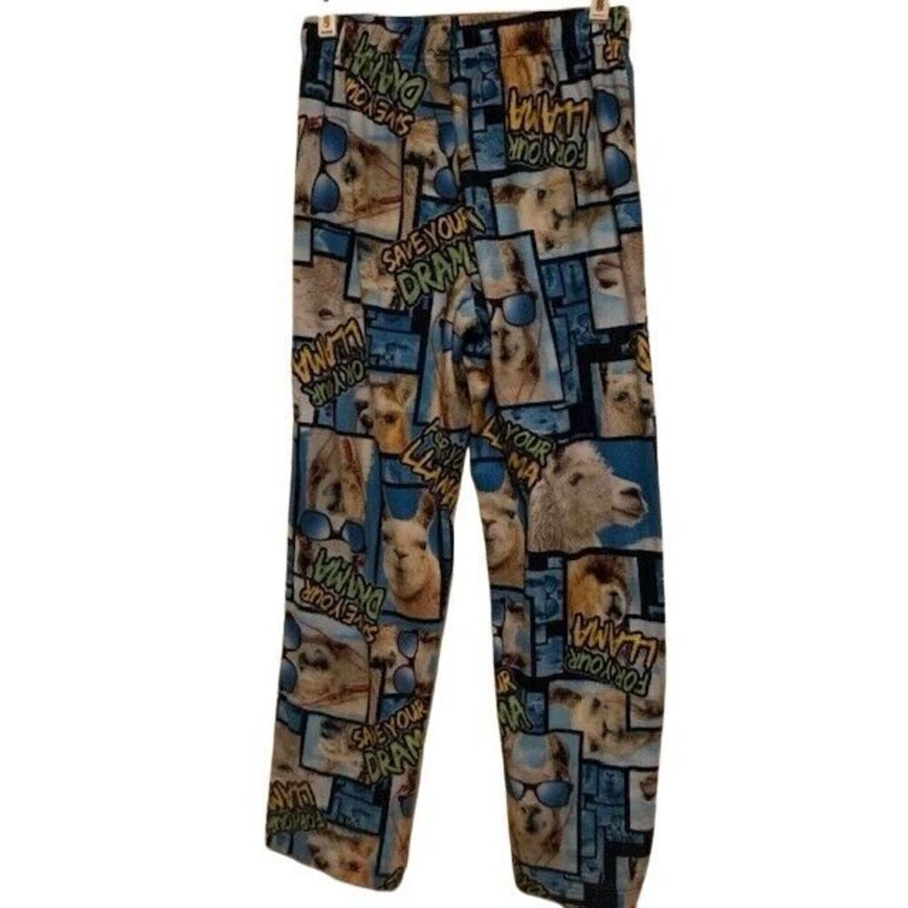 SAVE YOUR DRAMA FOR YOUR LLAMA SIZE SMALL FLEECE PAJAMA PANTS